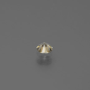 Diamant jaune naturelle coupe roude, 0,12 ct, SI