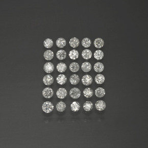 Achetez naturel ct blanc diamant gems, coupe roude, en provenance afrique du sud chez gemselect. en stock, livraison internationale!