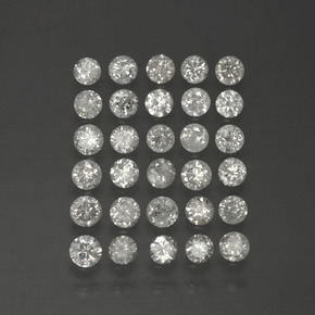 Achetez naturel ct blanc diamant gems, coupe roude, en provenance afrique du sud chez gemselect. en stock, livraison internationale!