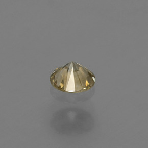 Diamant Champagne naturelle Coupe roude, 0.15 ct, SI