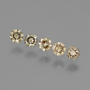 Achetez naturel ct marron diamant gems, coupe roude, en provenance afrique du sud chez gemselect. en stock, livraison internationale!
