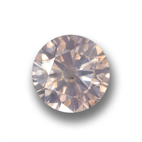 Diamant or naturelle coupe roude, 1,01 ct, VS-SI