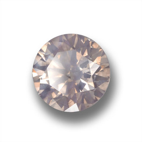 Diamant or naturelle coupe roude, 1,01 ct, VS-SI