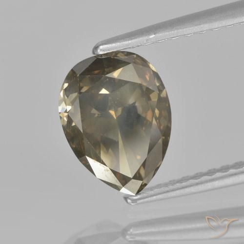 Diamant Cognac profond naturelle En forme de poire, 1.81 ct, VS
