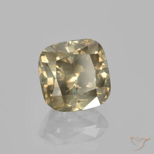 Diamant Cognac naturelle Coussin, 1.48 ct, VS-SI
