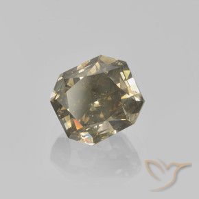 Diamant Marron chaud naturelle Octogone / coupe Émeraude, 1.36 ct, VS-SI
