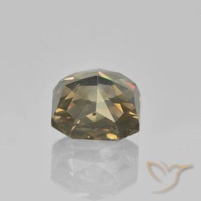 Diamant Marron chaud naturelle Octogone / coupe Émeraude, 1.36 ct, VS-SI