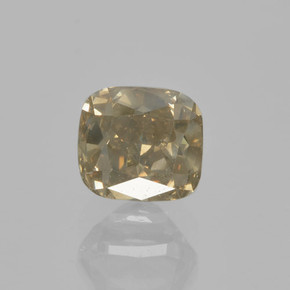 Diamant marron naturelle coupe coussin, 1,01 ct, VS-SI