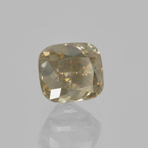 Diamant marron naturelle coupe coussin, 1,01 ct, VS-SI