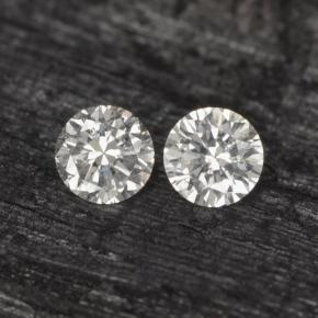 Achetez naturel ct Blanc Diamant gems, Coupe roude, En provenance Afrique du Sud chez GemSelect. En stock, livraison internationale!