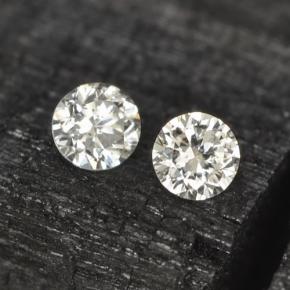 Achetez naturel ct Blanc Diamant gems, Coupe roude, En provenance Afrique du Sud chez GemSelect. En stock, livraison internationale!