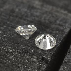Achetez naturel ct Blanc Diamant gems, Coupe roude, En provenance Afrique du Sud chez GemSelect. En stock, livraison internationale!