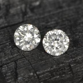 Achetez naturel ct Blanc Diamant gems, Coupe roude, En provenance Afrique du Sud chez GemSelect. En stock, livraison internationale!