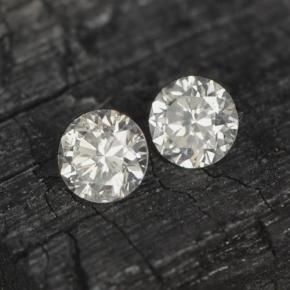 Achetez naturel ct Blanc Diamant gems, Coupe roude, En provenance Afrique du Sud chez GemSelect. En stock, livraison internationale!