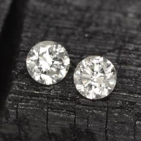 Achetez naturel ct Blanc Diamant gems, Coupe roude, En provenance Afrique du Sud chez GemSelect. En stock, livraison internationale!
