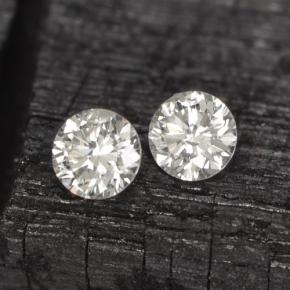 Achetez naturel ct Blanc Diamant gems, Coupe roude, En provenance Afrique du Sud chez GemSelect. En stock, livraison internationale!