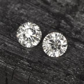 Achetez naturel ct Blanc Diamant gems, Coupe roude, En provenance Afrique du Sud chez GemSelect. En stock, livraison internationale!