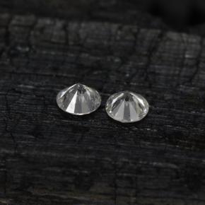 Achetez naturel ct Blanc Diamant gems, Coupe roude, En provenance Afrique du Sud chez GemSelect. En stock, livraison internationale!