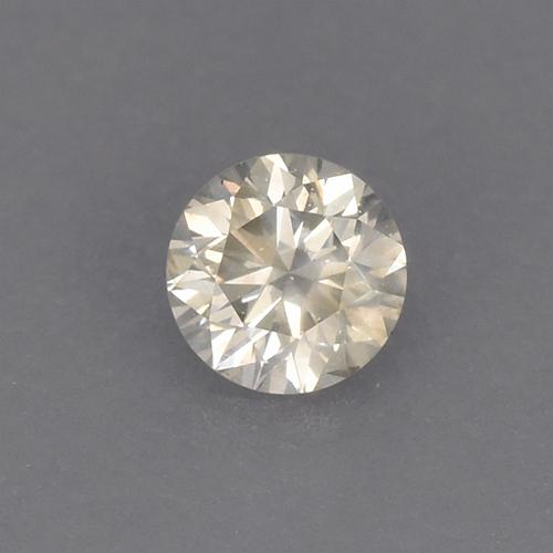 Diamant Jaune naturelle Coupe roude, 0.08 ct, VS-SI