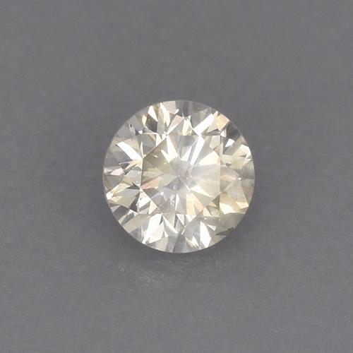 Diamant Jaune naturelle Coupe roude, 0.08 ct, VS-SI
