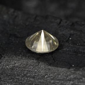 Diamant jaune naturelle coupe roude, 0,20 ct, VS-SI