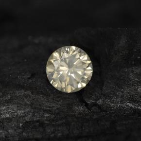 Diamant incolore naturelle coupe roude, 0,13 ct, VS-SI