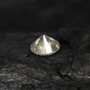 Diamant incolore naturelle coupe roude, 0,13 ct, VS-SI