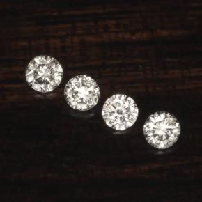 Achetez naturel 0.09ct Blanc Diamant gems, Coupe roude, En provenance Afrique du Sud chez GemSelect. En stock, livraison internationale!