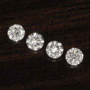 Achetez naturel 0.09ct Blanc Diamant gems, Coupe roude, En provenance Afrique du Sud chez GemSelect. En stock, livraison internationale!