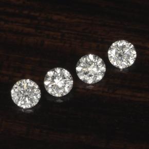 Achetez naturel 0.09ct Blanc Diamant gems, Coupe roude, En provenance Afrique du Sud chez GemSelect. En stock, livraison internationale!