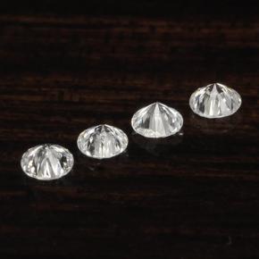 Achetez naturel ct Blanc Diamant gems, Coupe roude, En provenance Afrique du Sud chez GemSelect. En stock, livraison internationale!