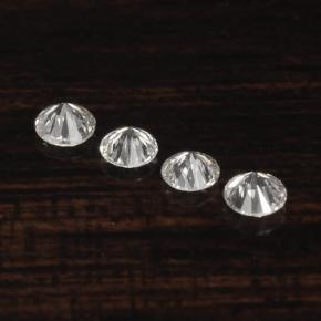 Achetez naturel ct Blanc Diamant gems, Coupe roude, En provenance Afrique du Sud chez GemSelect. En stock, livraison internationale!
