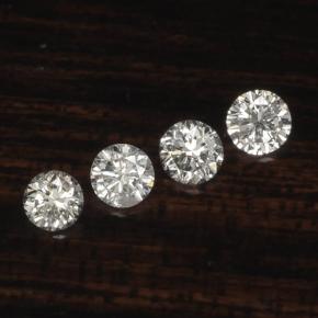 Achetez naturel ct Blanc Diamant gems, Coupe roude, En provenance Afrique du Sud chez GemSelect. En stock, livraison internationale!