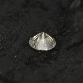 Diamant Jaune clair naturelle Coupe roude, 0.06 ct, VS-SI