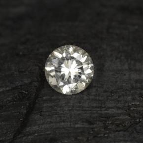 Diamant blanc naturelle coupe roude, 0,07 ct, VS-SI
