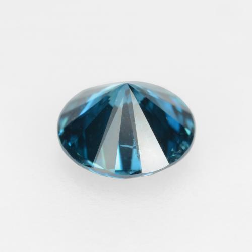Diamant bleue naturelle coupe roude, 0,28 ct, VS-SI
