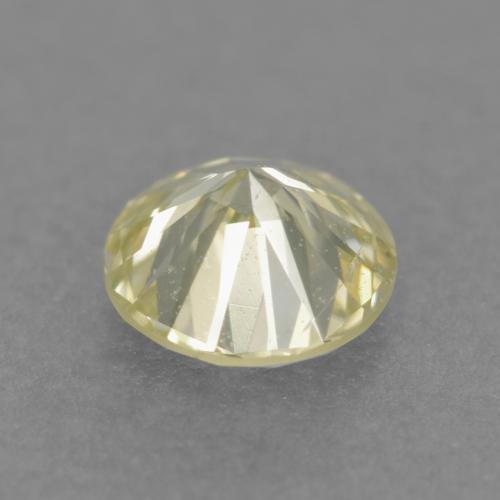 Diamant jaune naturelle coupe roude, 0,23 ct, VS
