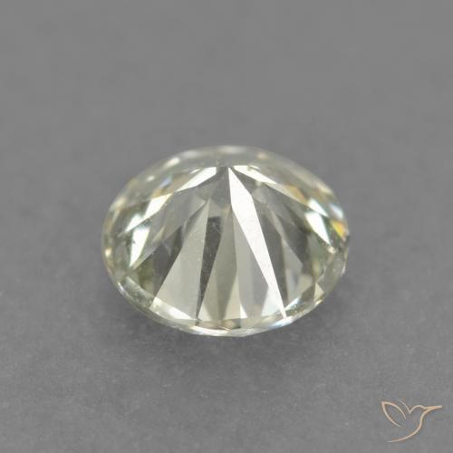 Diamant Jaune pâle naturelle Tour, 0.18 ct, VS