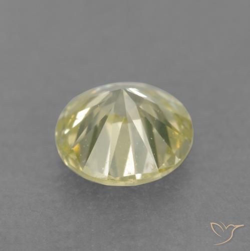 Diamant Jaune moyen-léger naturelle Tour, 0.17 ct, VS