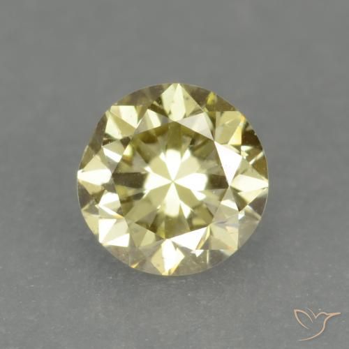 0.15ct Naturel Jaune doré Diamant, Tour, VS-SI