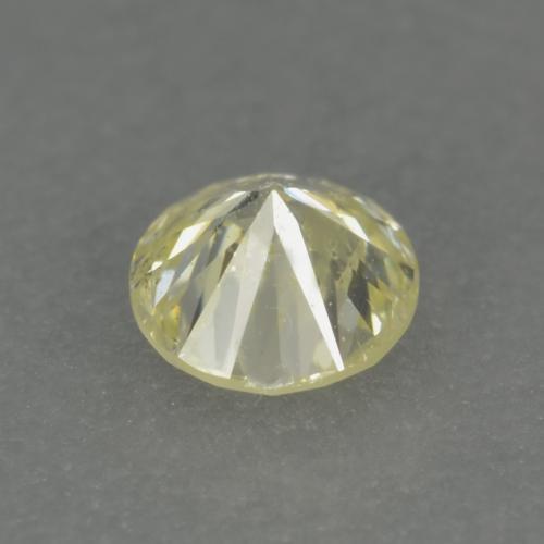 Diamant jaune naturelle coupe roude, 0,15 ct, VS-SI