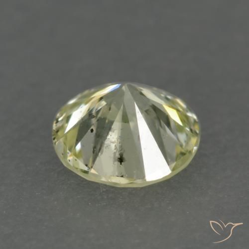Diamant Jaune moyen-léger naturelle Tour, 0.17 ct, VS-SI