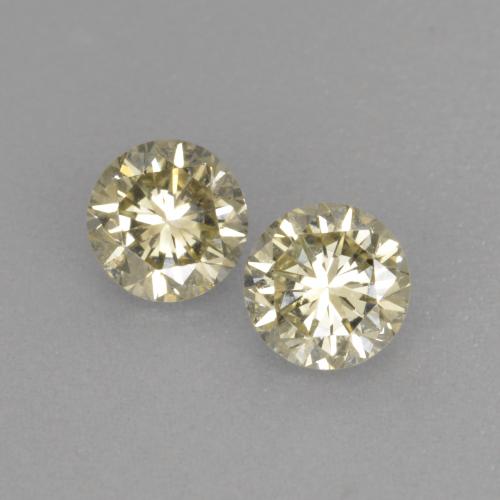 Achetez naturel 0,41ct doré diamant gems, coupe roude, en provenance inde chez gemselect. en stock, livraison internationale!