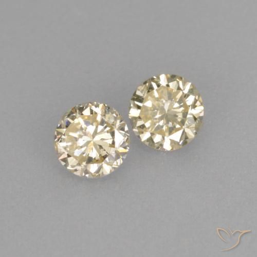 Achetez naturel 0,31ct doré diamant gems, coupe roude, en provenance inde chez gemselect. en stock, livraison internationale!