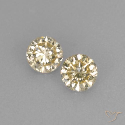 Achetez naturel 0,31ct doré diamant gems, coupe roude, en provenance inde chez gemselect. en stock, livraison internationale!