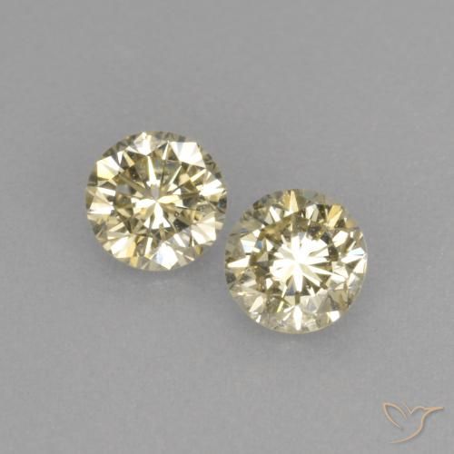 0.37ctw Naturel Champagne Diamant, Tour, VVS-VS