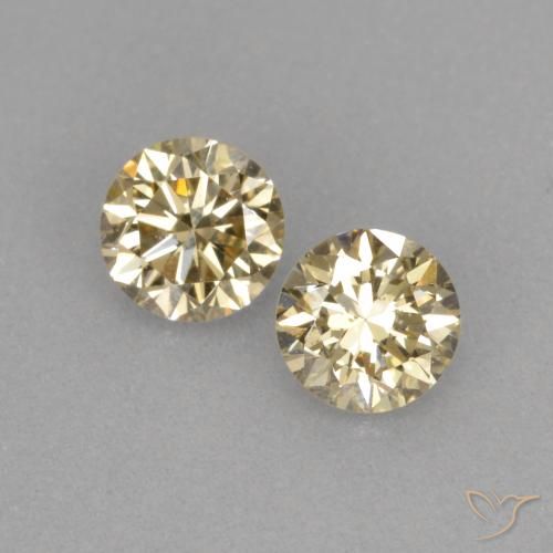 0.46ctw Naturel Cognac Diamant, Tour, VS