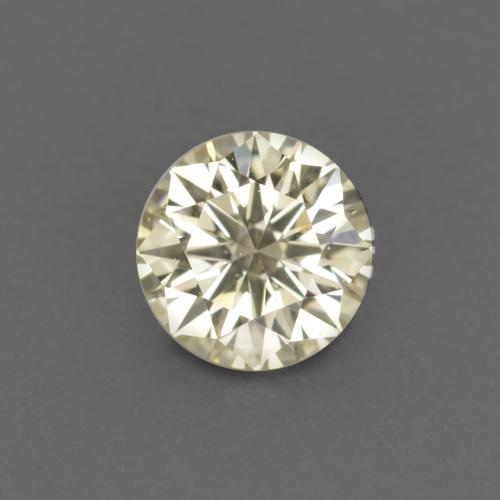 Diamant doré naturelle coupe roude, 0,13 ct, VVS-VS