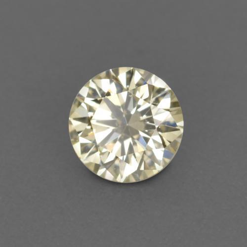 Diamant doré naturelle coupe roude, 0,13 ct, VVS-VS