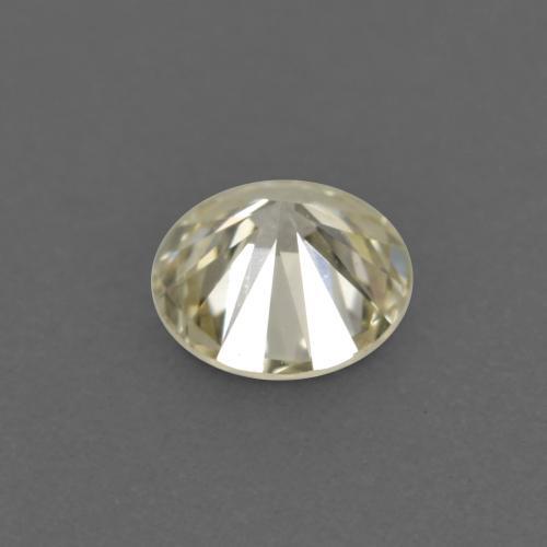 Diamant doré naturelle coupe roude, 0,13 ct, VVS-VS